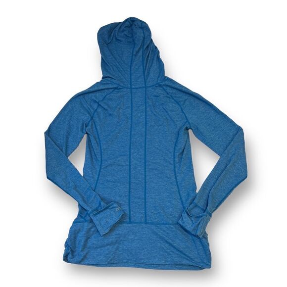 Zella Blue Lightweight Pullover Hoodie Size Small - Picture 5 of 5